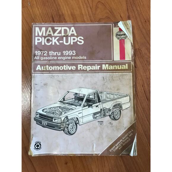 Repair Manual Haynes Publications 61030 Mazda Pickups 1972-1993. - Picture 1 of 3
